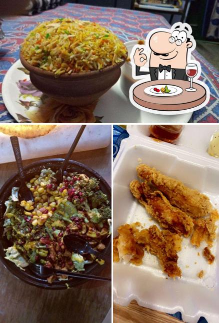 Among various things one can find food and dining table at Anjan Mutton And Chicken Products