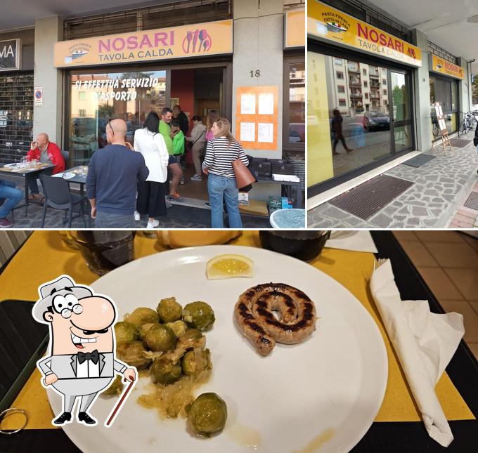 La immagine della esterno e cibo di Gastronomia Nosari - Tavola Calda