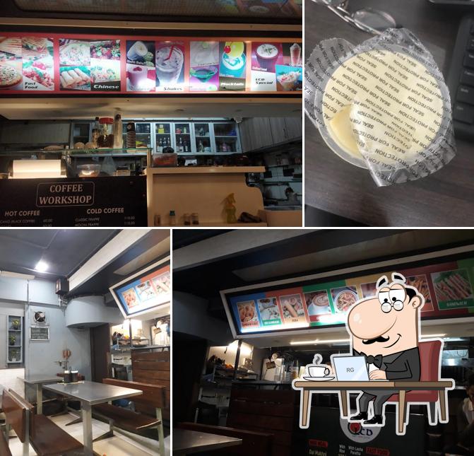 The interior of Laxmi Cold Drinks