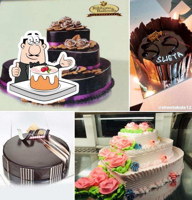 Here's an image of Ribbons and Balloons - The Cake Shop