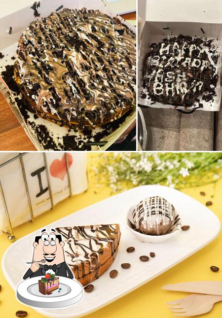 Chocolate cake at The Waffle Co