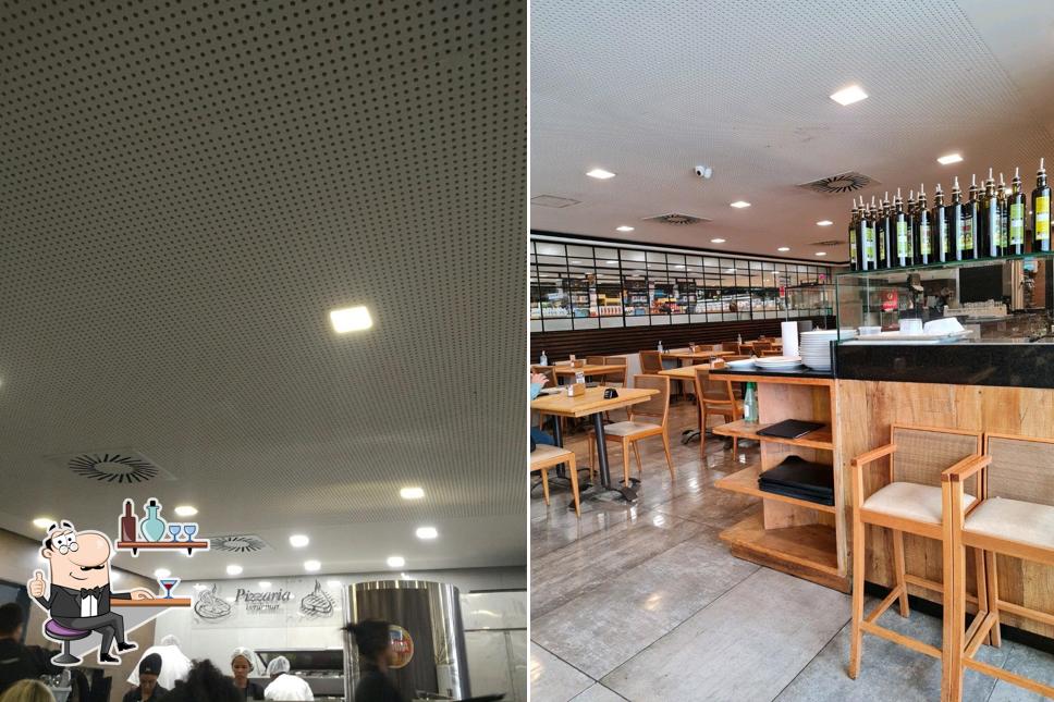 O interior do Pizzaria Verdemar