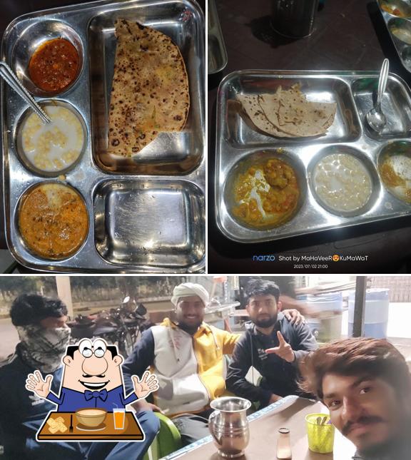 The picture of food and interior at Radhe Rani Restaurant