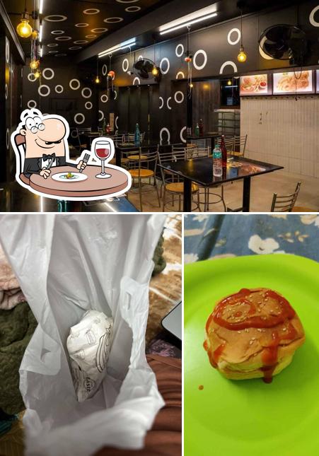 Among different things one can find food and interior at AJWA Broasted chicken