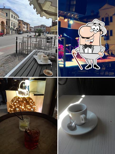 Goditi la vista dall'area esterna di Cafè Pavoni