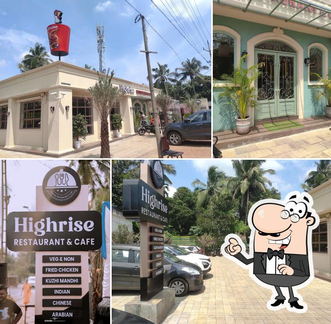 The exterior of Highrise Restaurant & Cafe