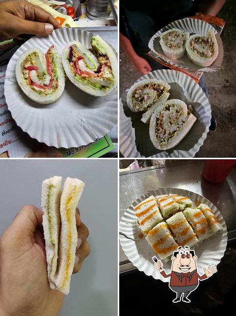 Food at Hitesh Sandwich