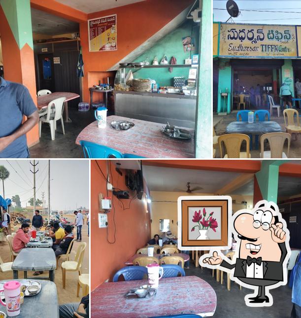 The interior of Sudarshan tiffin centre