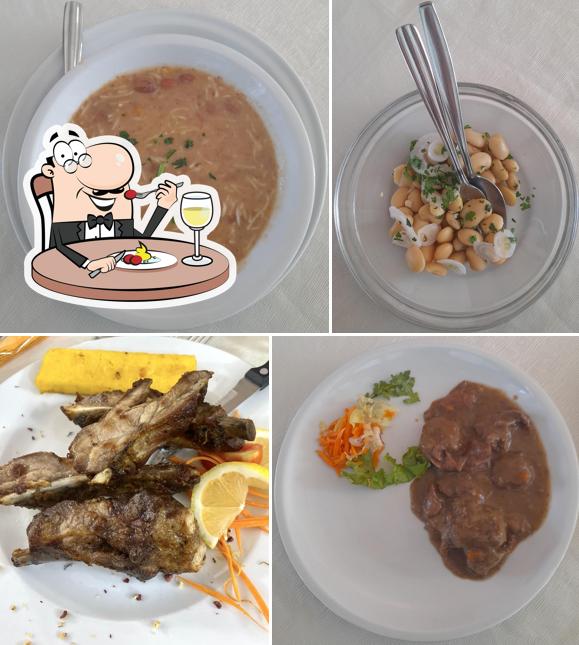 Platti al Trattoria Aussa Corno