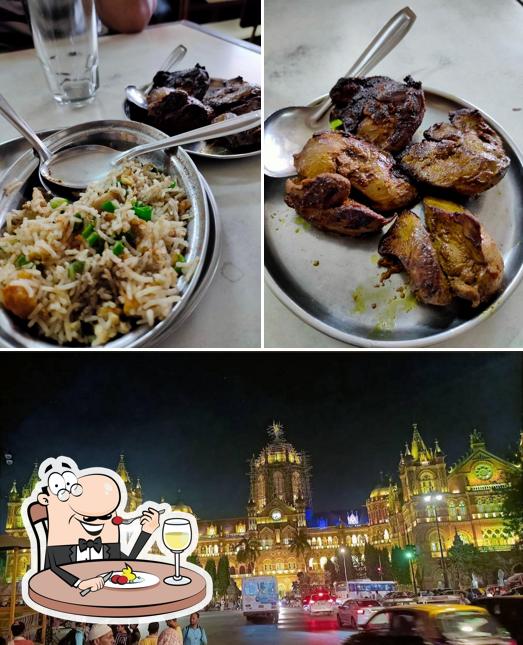 This is the photo displaying food and exterior at New Majestic Restaurant & Bar