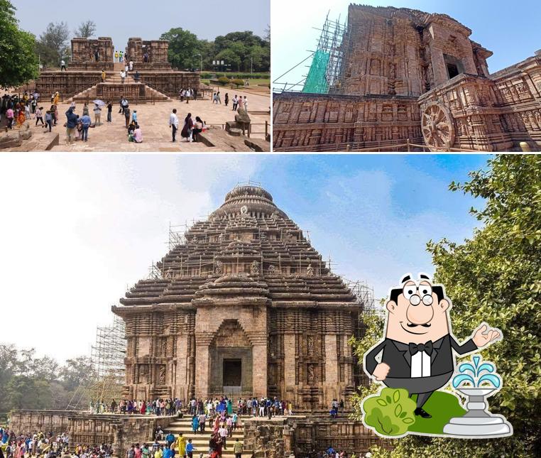 You can get some fresh air outside Sun Temple Hotel (Konark)