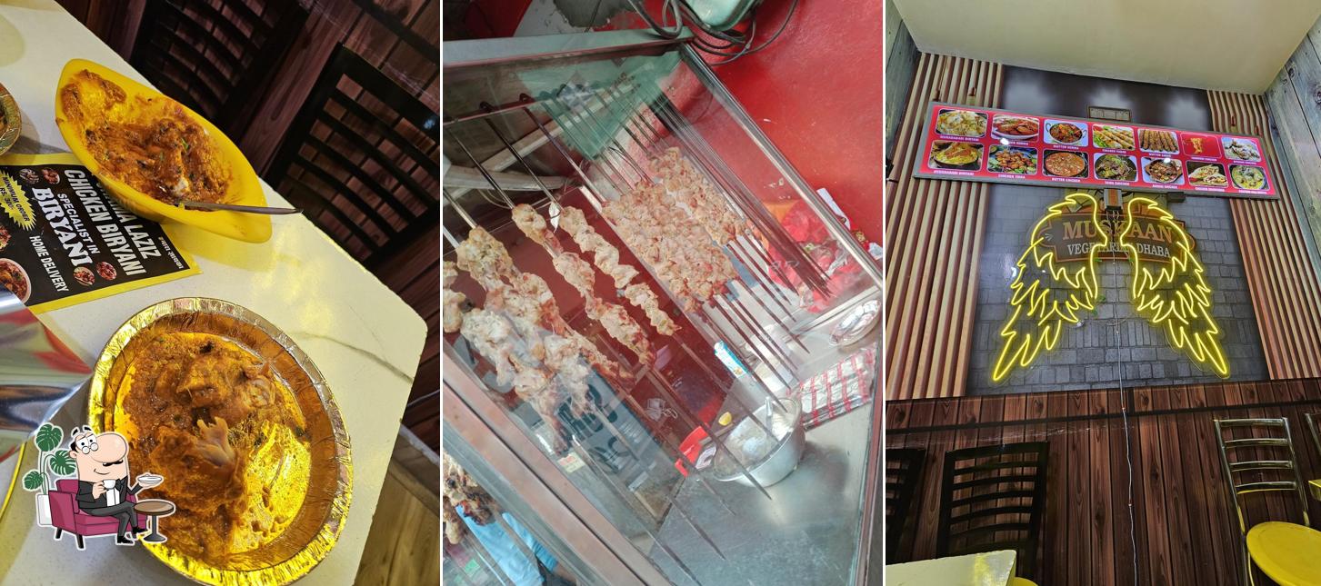 The interior of Shama Laziz Chicken Biryani