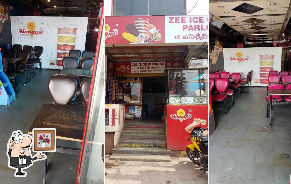 The interior of Zee Ice cream