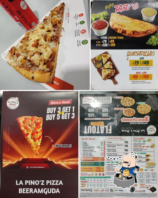 Food at La Pino'z Pizza, RC Puram