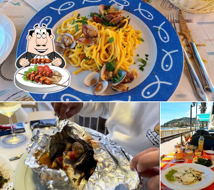 Ristorante Pizzeria La Mirage si caratterizza per la cibo e tavolo da pranzo