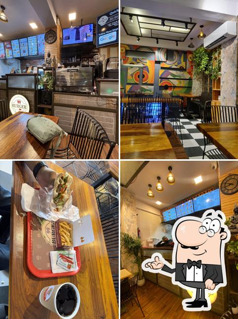 The interior of BURGER 99