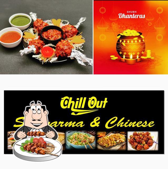 Food at Chillout sports cafe
