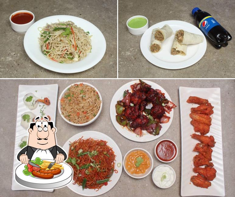 The restaurant's food and beverage