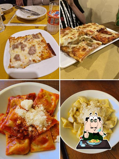 Maccheroni al formaggio al Osteria Pizzeria Al Cantuccio
