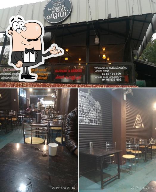 The interior of Pravasi fast food