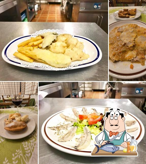 Salmone grigliato al Trattoria Vegia Arba'