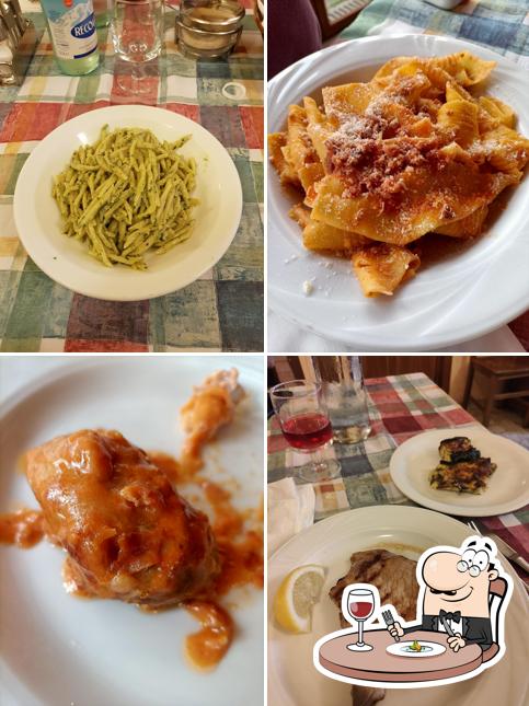 Platti al Trattoria La Cesarina