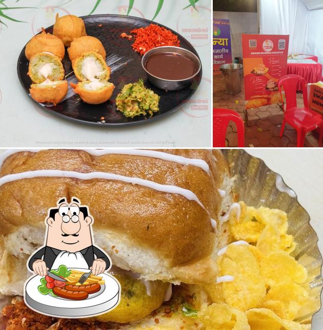 The image of food and interior at Swami Mumbai Vada Pav