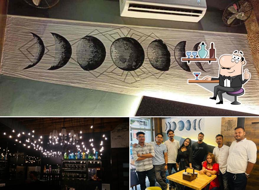 The interior of Cafe Karma