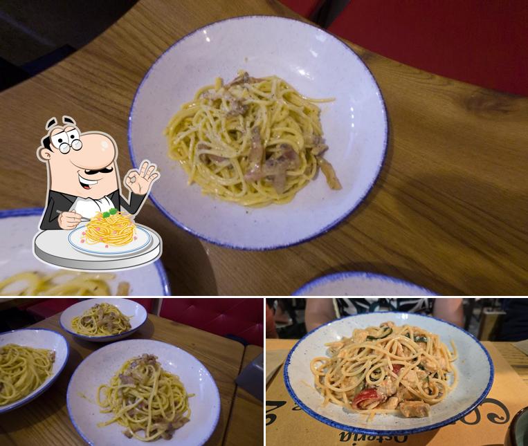 Spaghetti alla carbonara al Osteria Corso 21