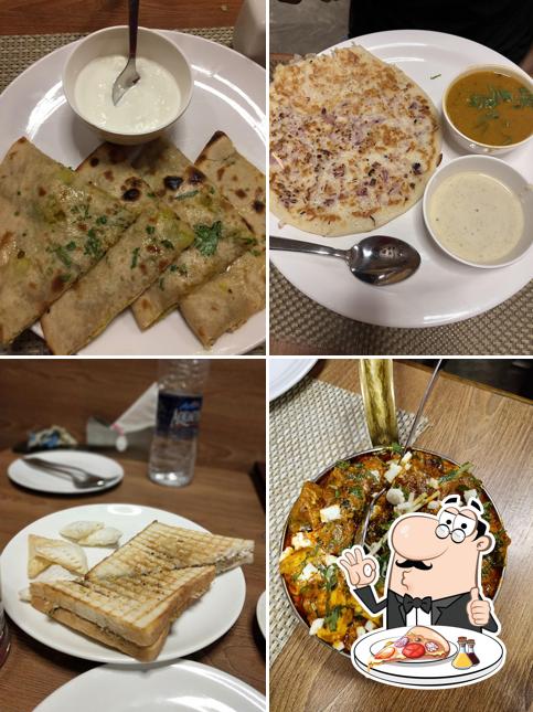 Order pizza at Kamat Restaurant
