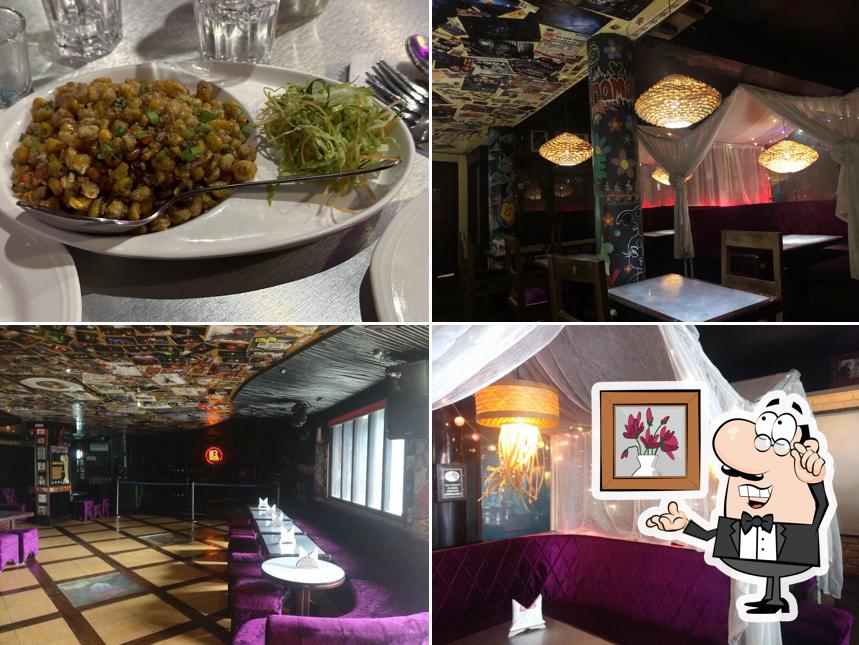 Take a seat at one of the tables at Cafe Live & Loud