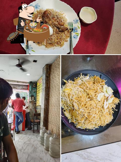Among different things one can find food and interior at DADA BOUDI BIRYANI