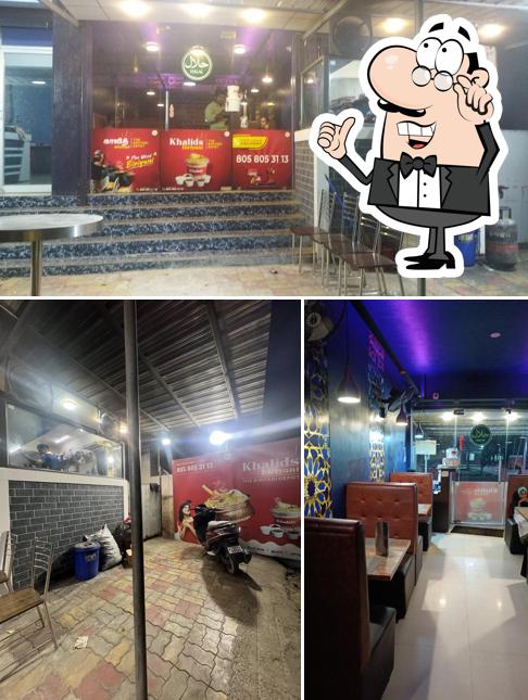 The interior of Khalid's Biriyani Restaurant - Kilakarai