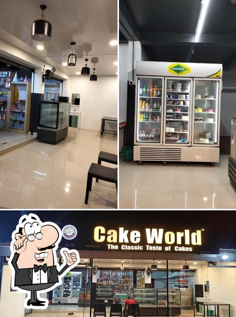 The interior of CAKE WORLD LIVE CAKE AYOOR