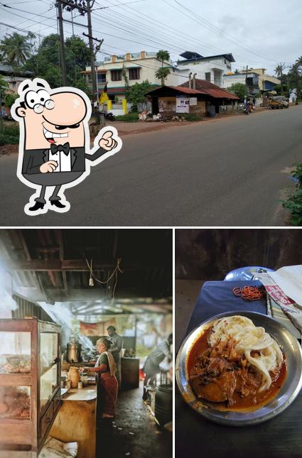 The photo of exterior and food at CP kada