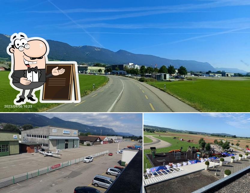 Gli esterni costituiscono una caratteristica importante di airporthotel grenchen