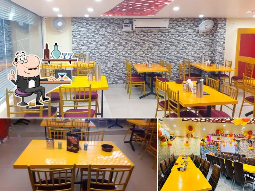 Take a seat at one of the tables at Baba jaan