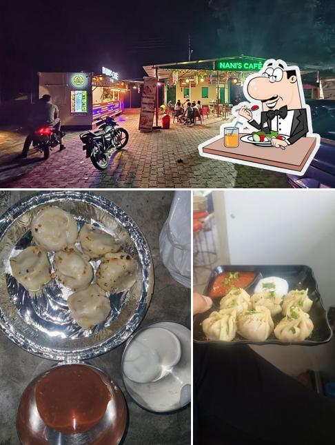 The picture of food and exterior at Nani's Café n Restaurant
