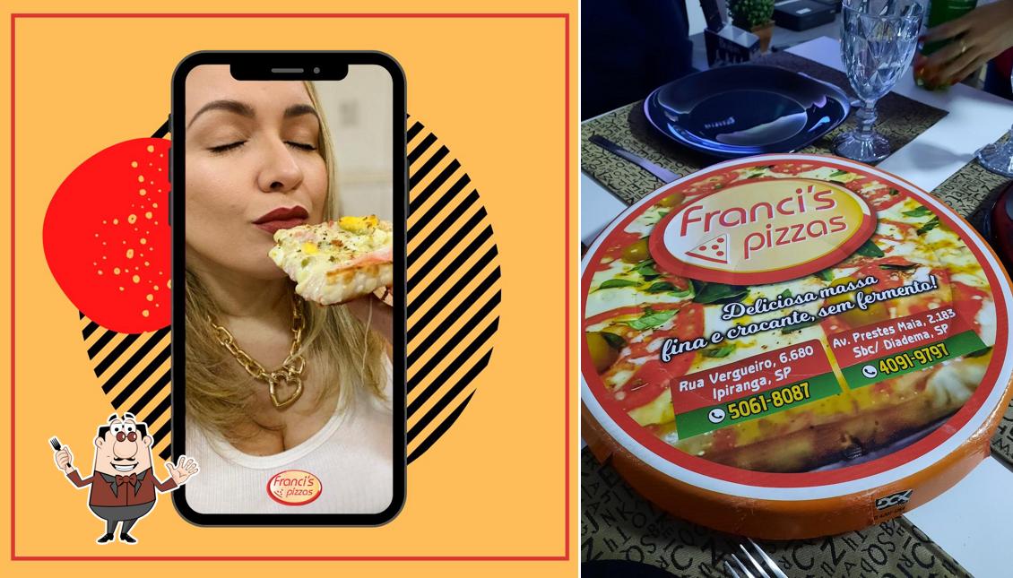 Comida em Francis Pizzas - Delivery de Pizza - Entrega de Pizza - A sua Pizzaria em Santo André