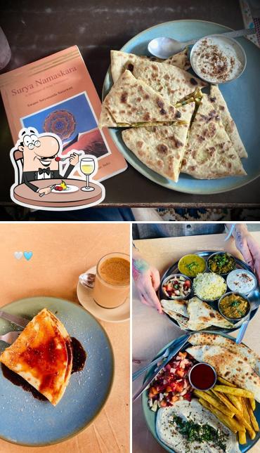 Food at Ayurvedic cafe