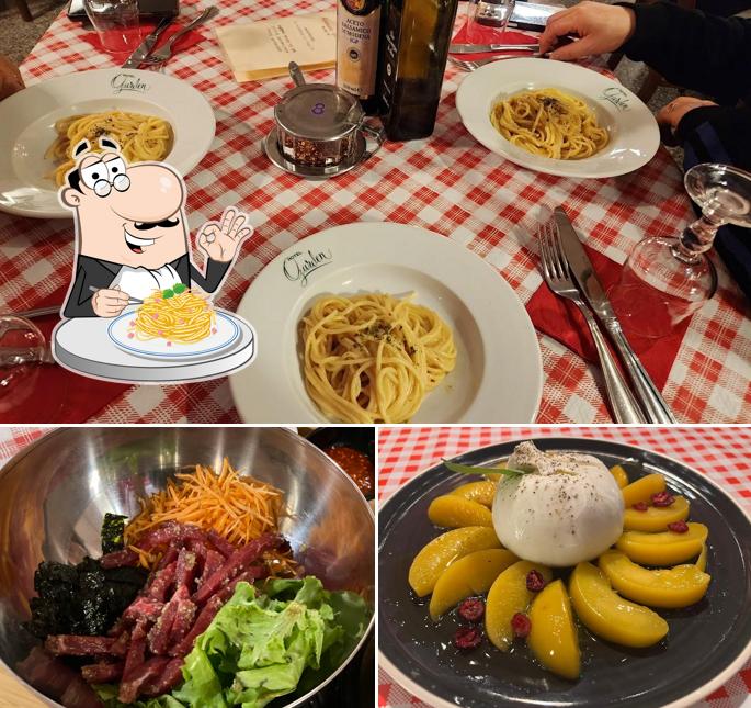 Spaghetti à la carbonara à Garden