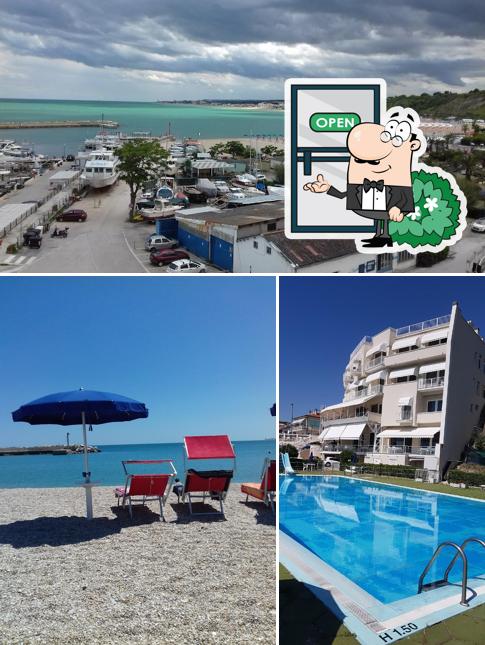 L'area esterna è una caratteristica importante di Hotel Scogliera Numana