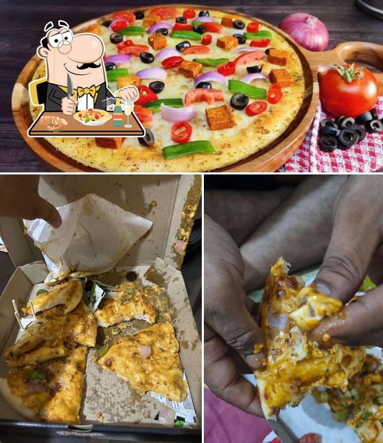 Food at Pizza Village