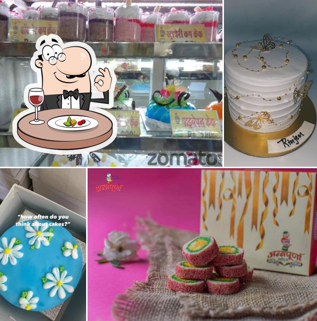 Food at Annapurna sweets bakery