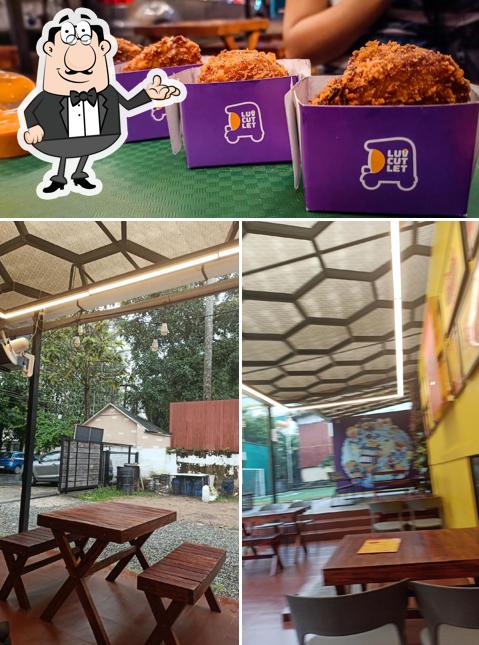 The image of interior and food at LUV CUT LET, Kacheripady