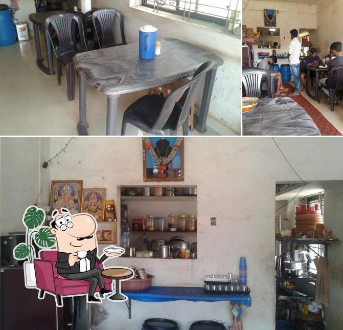 The interior of Shri Annapurna Mess Tiffin & Lunch