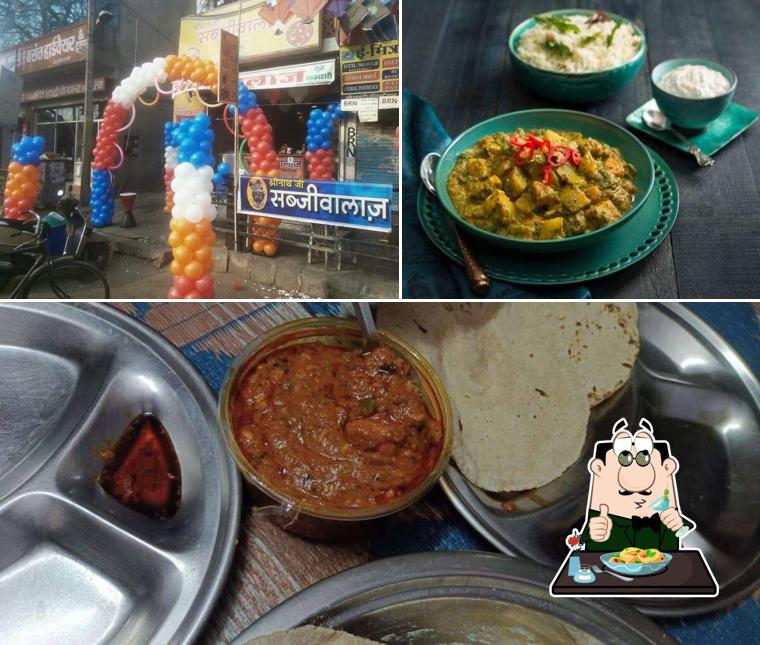 Among various things one can find food and exterior at Sabjiwalas
