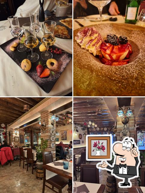 Gli interni di Trattoria Agli Artisti