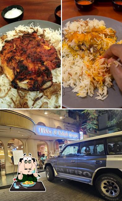 The picture of Tikka & Kabab Ameen Best Restaurants in Kochi’s food and exterior