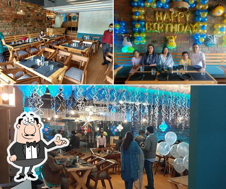 The interior of Cocoon- Eat.Play.Celebrate